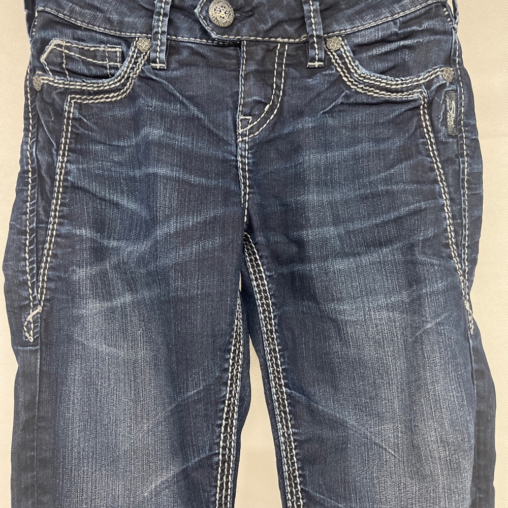 NEW Silver Jeans Tuesday Mid Rise Skinny Jean 25 - Picture 3 of 7